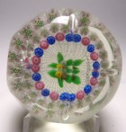 Rare Chinese Copy of a NEGC Faceted Millefiori Nosegay Paperweight