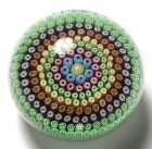 Magnum Baccarat Eight Row 1988 Close Concentric Millefiori Paperweight