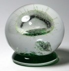 Large Early Selkirk Peter Holmes 1979 Aquarius Limited Edition Footed Paperweight