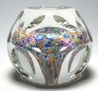 Perthshire Annual Collection 2000F Limited Edition End of Day Faceted Mushroom Paperweight