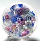 Vintage Pairpoint Scrambled Millefiori Paperweight