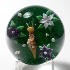 Large Baccarat 1977 Limited Edition Escargot (Snail) Paperweight