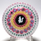 Magnum Baccarat 1972 Gridel Series Squirrel Concentric Millefiori Limited Edition Paperweight