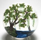 Magnum Yaffa and Jeffrey Todd Nature Series Tree by the River Paperweight