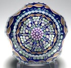 Large Perthshire PP58 Faceted Paneled Millefiori Paperweight