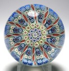 Perthshire PP2 Medium Paneled Millefiori Paperweight