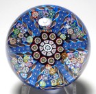 Perthshire 1980 PP41 Limited Edition Paneled Millefiori Paperweight with Complex Canes