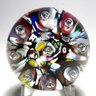 Early Large Caithness Paul Ysart Designed Harlequin Single Paperweight