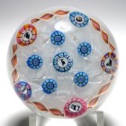 Perthshire 1995 PP47 Limited Edition Concentric Millefiori Paperweight with Six Picture Canes and Certificate