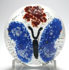 Magnum Gentile Glass Frit Butterfly Paperweight