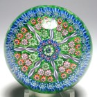 Perthshire  PP5 Medium Paneled Millefiori Paperweight