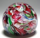 Wonderful Bill Burchfield Cape Cod Glass Works Scramble Paperweight