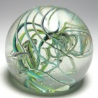 Colorful Rollin Karg Swirl Paperweight